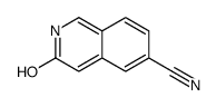 3-Hydroxy-6-isoquinolinecarbonitrile结构式