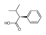 (S)-3-甲基-2-苯基丁酸结构式