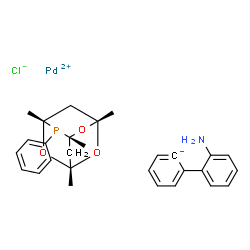 Chloro[(1,3,5,7-tetramethyl-5-phenyl-2,4,8-trioxa-6-phosphaadamantane)-2-(2-aminobiphenyl)]palladium(II) picture
