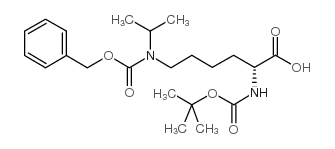 boc-d-lysine(ip/cbz) Structure