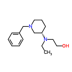2-{[(3S)-1-Benzyl-3-piperidinyl](ethyl)amino}ethanol结构式