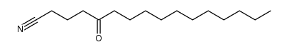 5-oxo-hexadecanenitrile结构式