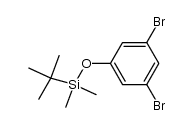 O-(t-Butyldimethylsilyl)-3,5-dibromophenol Structure