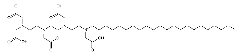 N-docosyl-3,6-diazaoctane-1,8-diamine-N,N',N',3,6-pentacetic acid Structure