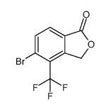 5-bromo-4-(trifluoromethyl)-2-benzofuran-1(3H)-one Structure