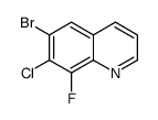 6-bromo-7-chloro-8-fluoroquinoline picture