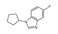 1-cyclopentyl-5-fluorobenzimidazole Structure