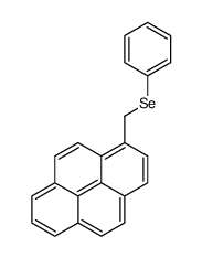 phenyl(pyren-1-ylmethyl)selane Structure