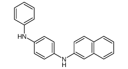 N-β-Naphthyl-N'-phenyl-p-phenylendiamin结构式