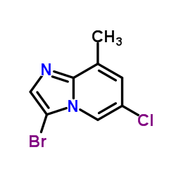 3-Bromo-6-chloro-8-methylimidazo[1,2-a]pyridine Structure