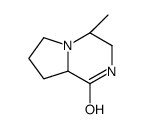 (4S-顺式)-(9CI)-六氢-4-甲基吡咯并[1,2-a]吡嗪-1(2H)-酮结构式