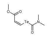 (Z)-methyl 3-((dimethylcarbamoyl)tellanyl)acrylate Structure