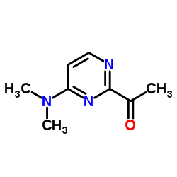 Ethanone, 1-[4-(dimethylamino)-2-pyrimidinyl]- (9CI) structure