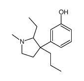 3-(2-ethyl-1-methyl-3-propylpyrrolidin-3-yl)phenol结构式