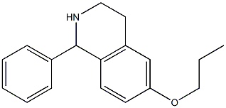 1-phenyl-6-propoxy-1,2,3,4-tetrahydroisoquinoline Structure