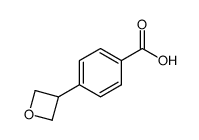 4-oxetan-3-yl-benzoic acid结构式