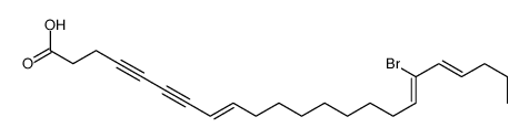 18-bromotricosa-8,17,19-trien-4,6-diynoic acid Structure