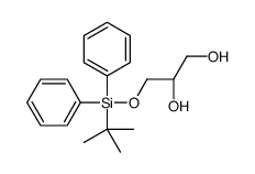 (2S)-3-[tert-butyl(diphenyl)silyl]oxypropane-1,2-diol结构式