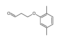3-(2,5-Dimethylphenoxy)-propionaldehyde结构式