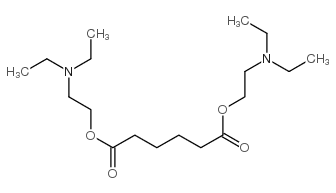 bis[2-(diethylamino)ethyl] adipate Structure