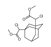 dimethyl α,α'-dichlorotricyclo[3.3.1.13,7]decane-1,3-diacetate结构式