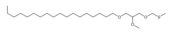1-[2-methoxy-3-(methylsulfanylmethoxy)propoxy]octadecane Structure