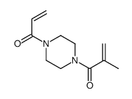 2-methyl-1-(4-prop-2-enoylpiperazin-1-yl)prop-2-en-1-one结构式