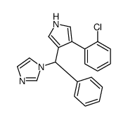 1-[[4-(2-chlorophenyl)-1H-pyrrol-3-yl]-phenylmethyl]imidazole结构式
