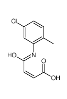 4-(5-CHLORO-2-METHYLANILINO)-4-OXOBUT-2-ENOIC ACID结构式