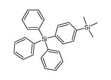 Si,Si,Si-trimethyl-Si',Si',Si'-triphenyl-Si,Si'-p-phenylene-bis-silane Structure