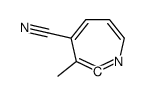 3-methyl-1-azacyclohepta-1,2,4,6-tetraene-4-carbonitrile Structure