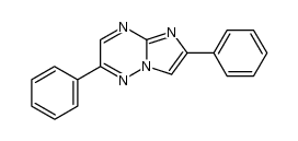 2,6-diphenyl-imidazo[1,2-b][1,2,4]triazine结构式