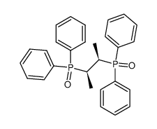 (R,R)-2,3-Bis(diphenylphosphinoyl)butane结构式