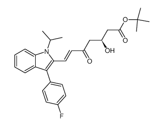 5-酮-O-叔丁基氟伐他汀结构式