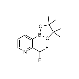 2-(二氟甲基)-3-(4,4,5,5-四甲基-1,3,2-二氧杂波仑-2-基)吡啶结构式