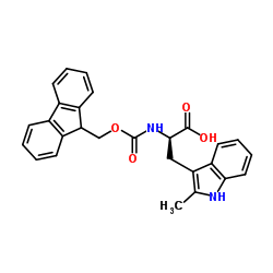 Fmoc-D-2-Me-Trp structure