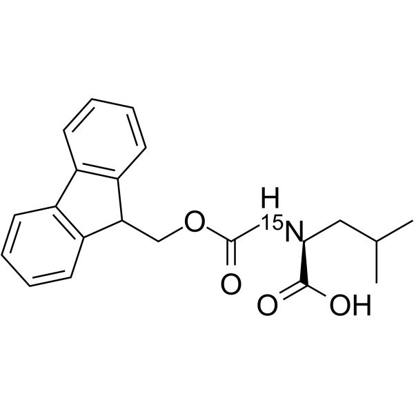 n-(9-fluorenylmethoxycarbonyl)-l-leucin& Structure