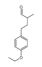 Benzenebutanal, 4-ethoxy-alpha-methyl- (9CI) Structure