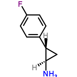 (1R,2S)-2-(4-Fluorophenyl)cyclopropanamine Structure