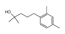 α,α,2,4-tetramethylbenzenebutanol Structure