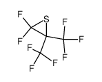 2,2-difluoro-3,3-bis(trifluoromethyl)thiirane结构式