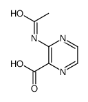 2-Pyrazinecarboxylic acid,3-(acetylamino)- structure