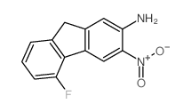 9H-Fluoren-2-amine,5-fluoro-3-nitro-结构式