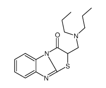 2-[(dipropylamino)methyl]-[1,3]thiazolo[3,2-a]benzimidazol-1-one Structure