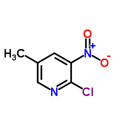 2-Chloro-3-nitro-5-picoline structure