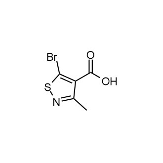 5-溴-3-甲基异噻唑-4-羧酸结构式