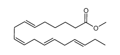 6,9,12,15-Octadecatetraenoic acid, methyl ester结构式