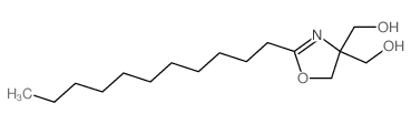 4,4(5H)-Oxazoledimethanol,2-undecyl- Structure