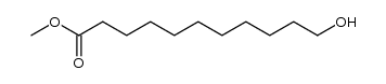 Methyl 11-hydroxyundecanoate结构式