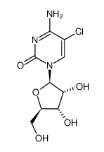 5-chloro-cytidine Structure